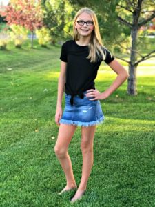 August 2019 Stitch Fix Kids Review - Sweet Purple Tulips